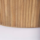 Reece Reeded Oval Coffee Table - Addison West