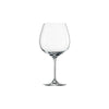 Tritan invento red wine glass on a white background