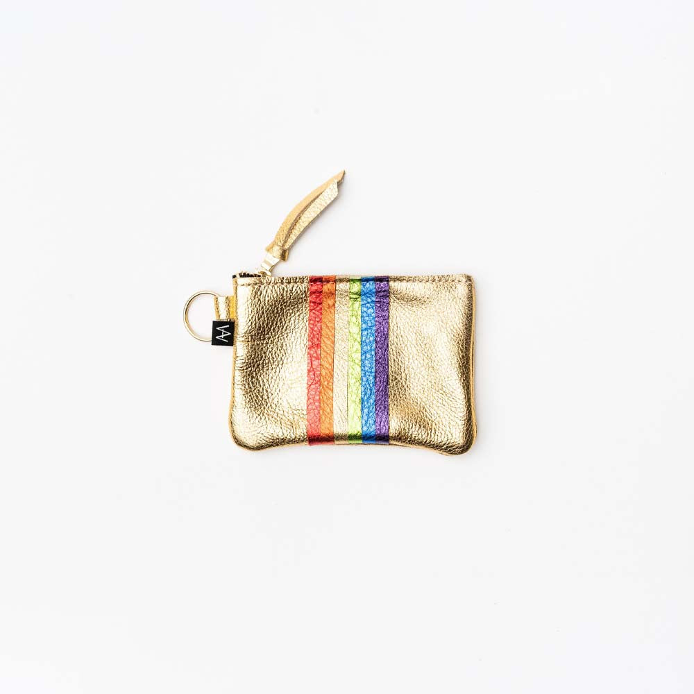 Rainbow Pouch - Gold - Addison West