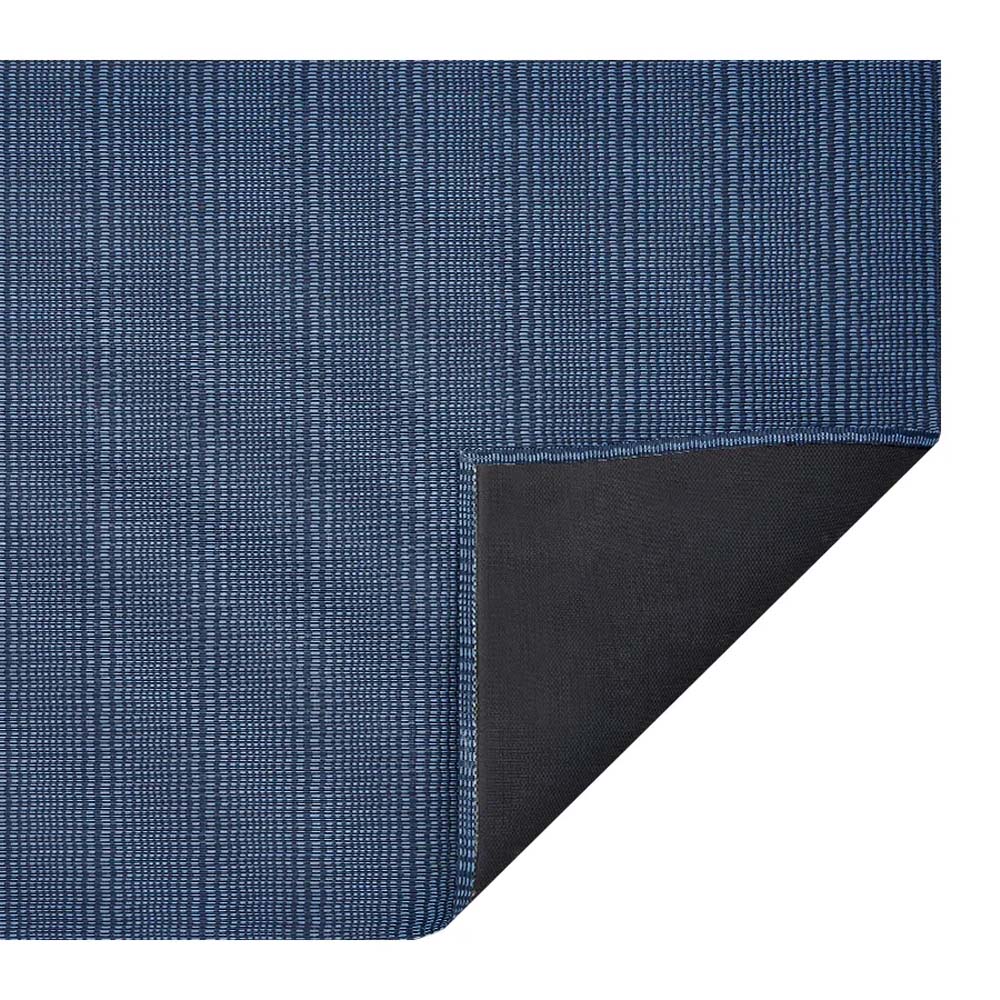 Chilewich Swell Woven Floor Mats in Storm on a white background