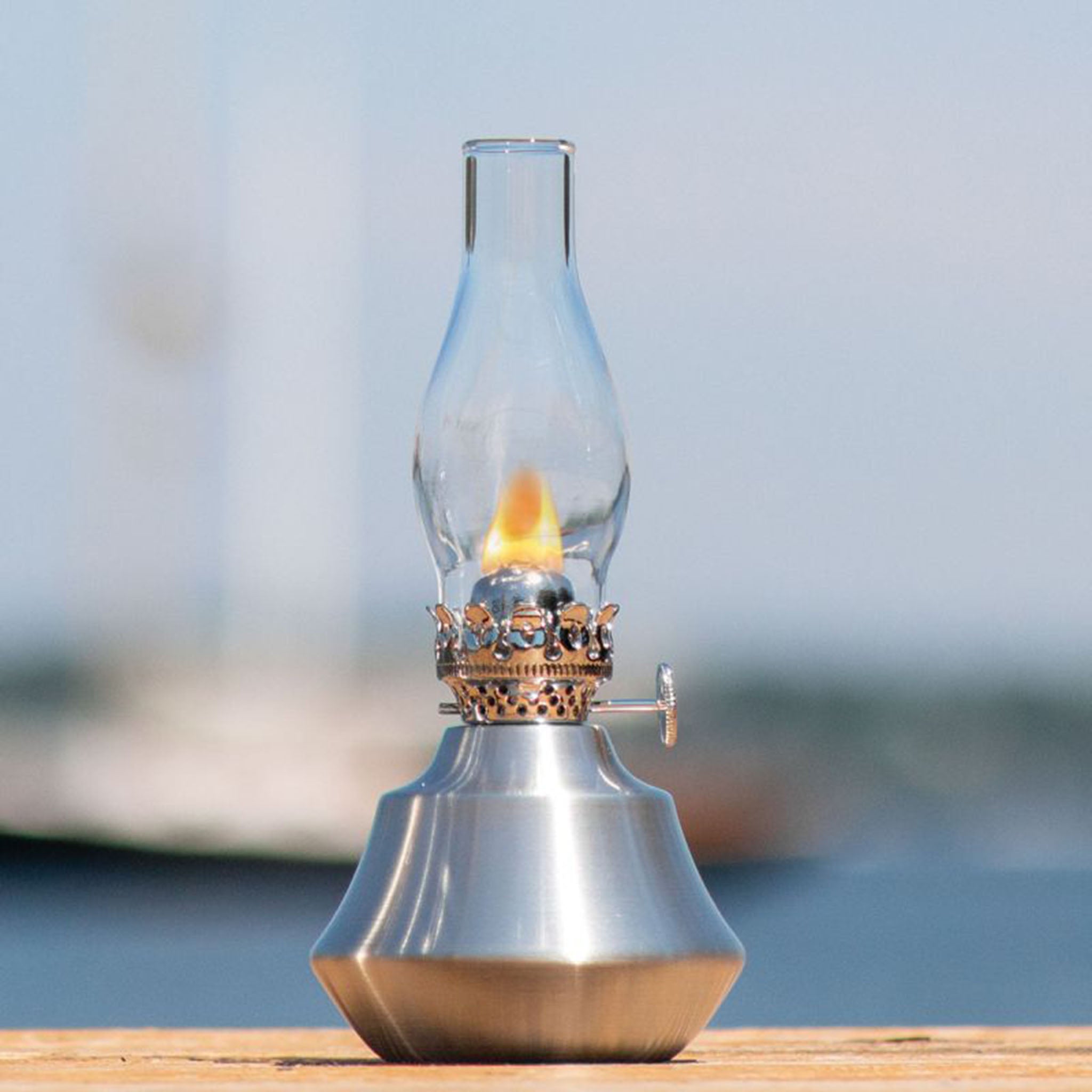Danforth Tree House Oil Lamp With 3.75" Globe - Addison West