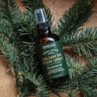 Balsam Fir Room Spray on a table at Addison West