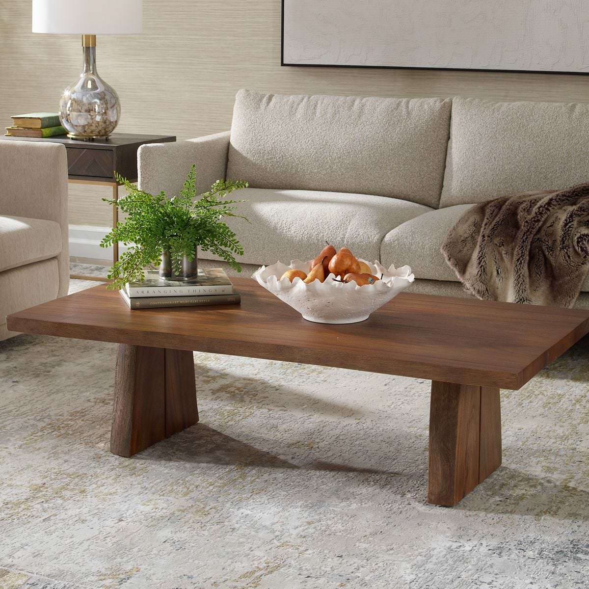 Glenridge Coffee Table in a living room at Addison West
