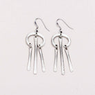 Danforth Pewter Vibes Wire Earrings on a white background at Addison West