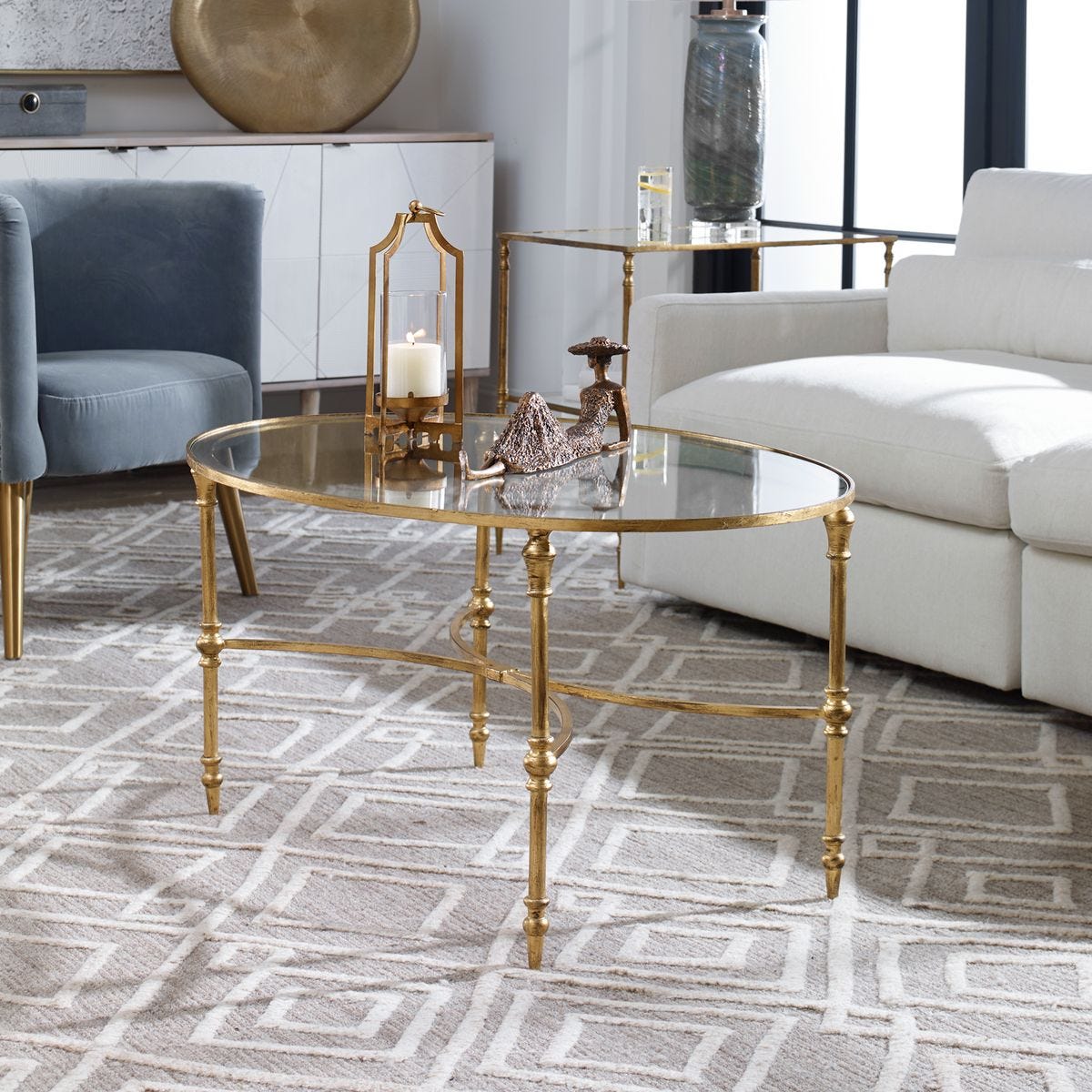 Verrin Coffee Table in a living room at Addison West