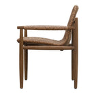 Side of Sutter Outdoor Dining Chair on a white background at Addison West