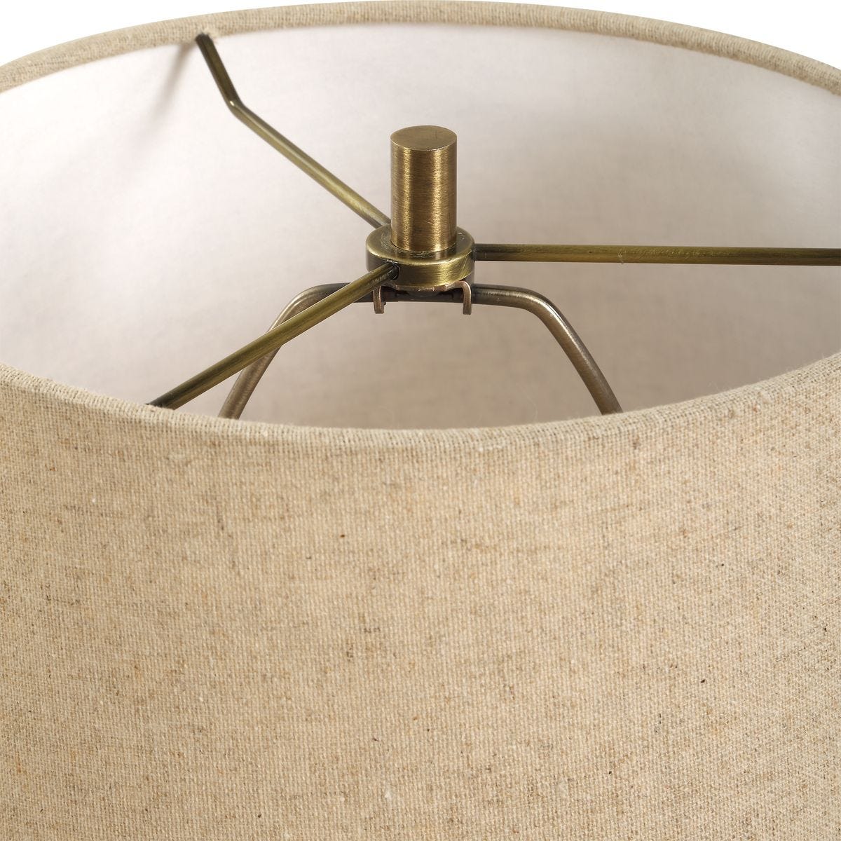 Close up of Perris Buffet Lamp on a white background at Addison West