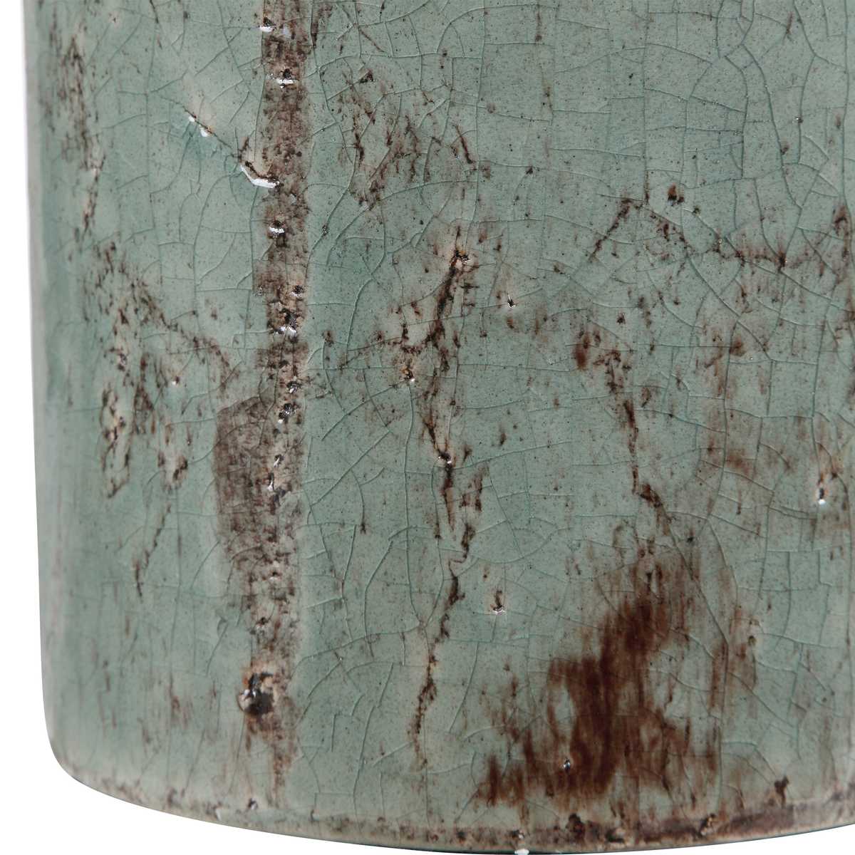 Close up of Calmere Table Lamp on a white background at Addison West