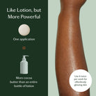Tonka Bean & Coconut Deep Moisturizing Lotion Bar on a blue background at Addison West