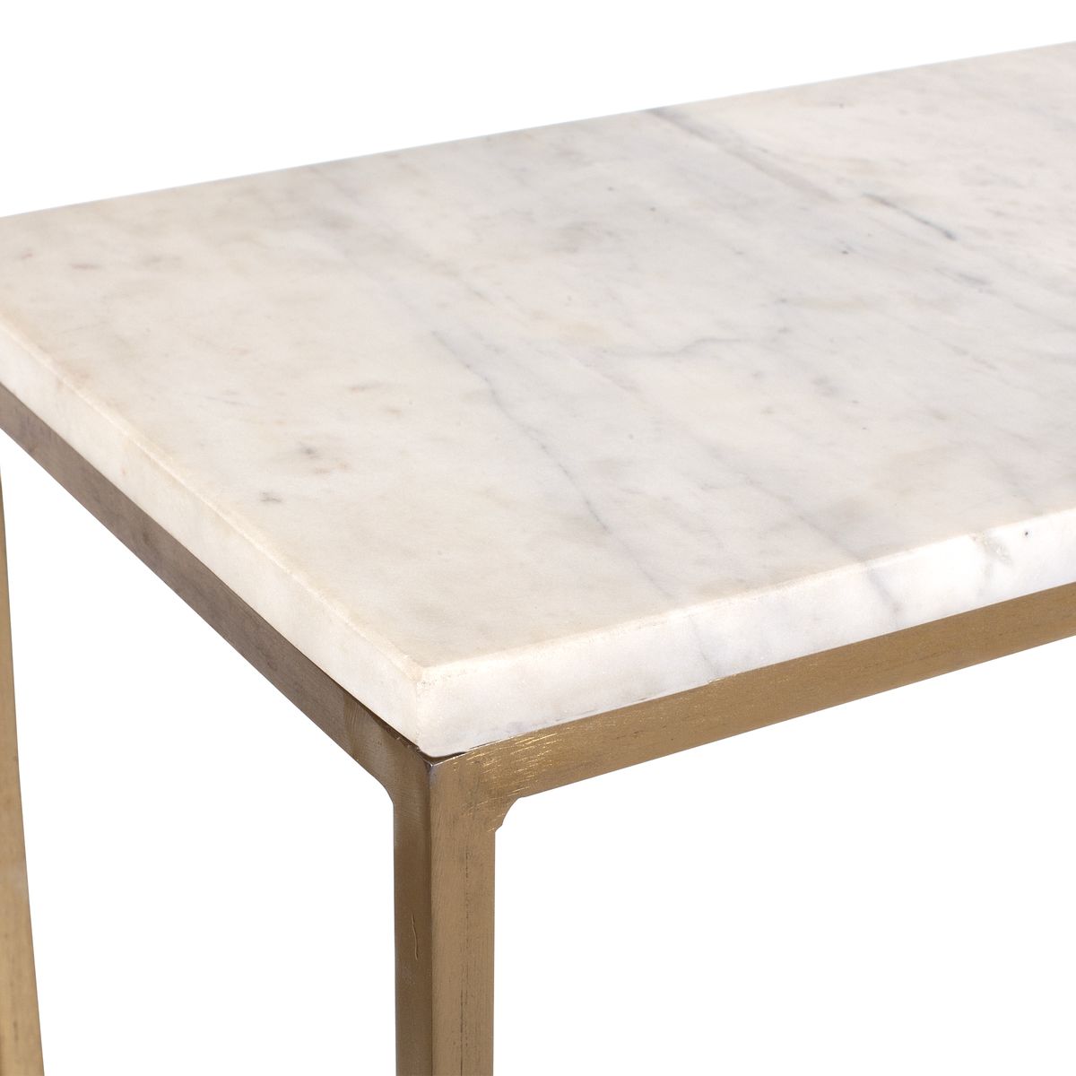 Close up of Revington Console Table on a white background at Addison West