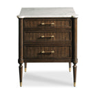 Melrose Nightstand in Mink Finish on a white background at Addison West