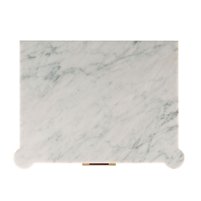 Melrose Nightstand in Mink Finish on a white background at Addison West