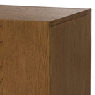 Four Hands Rosedale Media Console in Chaps Ebony on a white background at Addison West