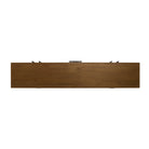 Four Hands Rosedale Media Console in Chaps Ebony on a white background at Addison West