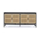 Four Hands Caprice 72" Sideboard in Black Wash Mango on a white background at Addison West