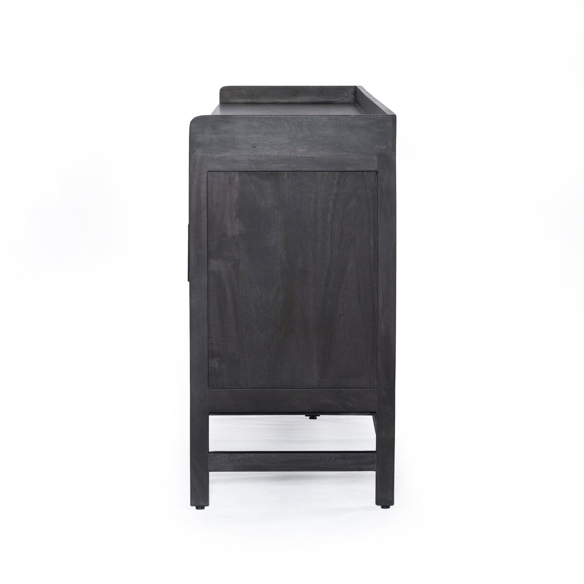Side of Four Hands Caprice 72" Sideboard in Black Wash Mango on a white background at Addison West