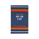 Pendleton 'One Line a Day' memory book with colorful striped design on a white background