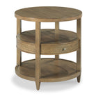 Mercer Side Table in Soho Finish on a white background at Addison West