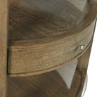 Mercer Side Table in Soho Finish on a white background at Addison West