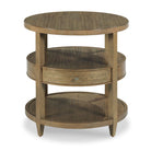 Mercer Side Table in Soho Finish on a white background at Addison West