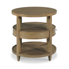 Mercer Side Table in Soho Finish on a white background at Addison West