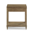 Greenwich Drink Table in Soho Finish on a white background at Addison West
