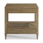 Thompson Bedside Table in Soho Finish on a white background at Addison West