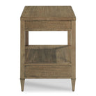 Thompson Bedside Table in Soho Finish on a white background at Addison West