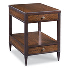 Tribeca Rectangular Side Table in Tribeca Finish on a white background at Addison West