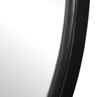Close up of Dawsyn Round Mirror on a white background at Addison West