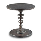 Montecito Side Table in Slate Finish on a white background at Addison West