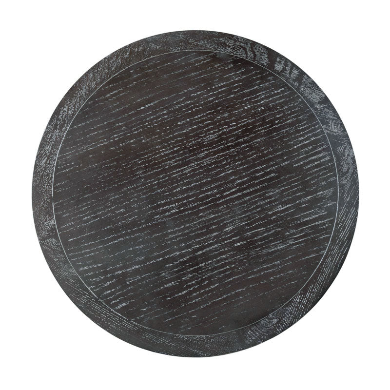 Montecito Side Table in Slate Finish on a white background at Addison West