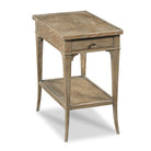 Burke Drink Table in Vintage Finish on a white background at Addison West