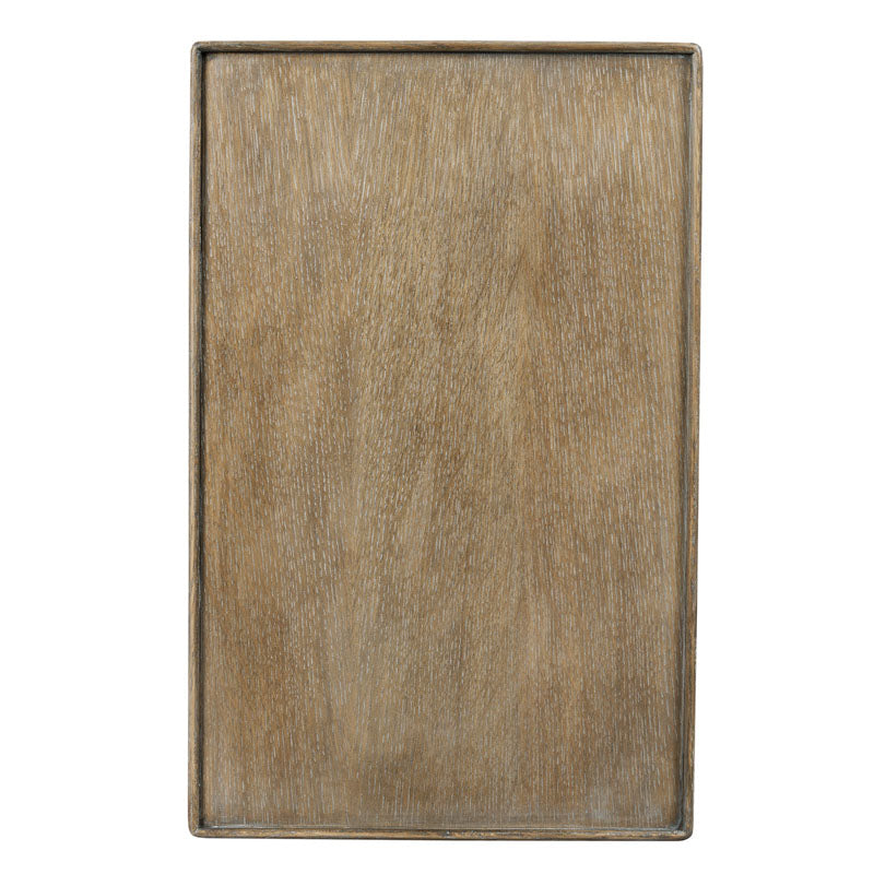Burke Drink Table in Vintage Finish on a white background at Addison West