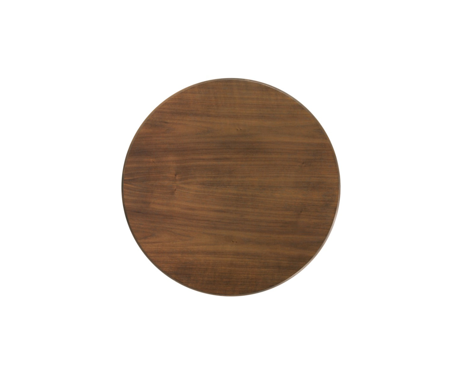 Rosa Drink Table in Laurel Finish and Hammered Steel Base on a white background at Addison West