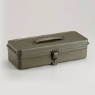 Toyo Steel Toolbox T-320 in Military Green on a white background at Addison West
