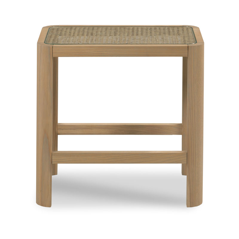 Pinyon Drink Table in Costa Finish on a white background at Addison West