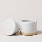 Farmhouse Pottery Silo Butter Keeper on a white background at Addison West