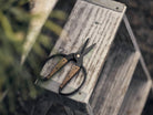 Barebones Small Garden Scissors on a table at Addison West