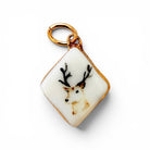 Stag Charm on a white background at Addison West