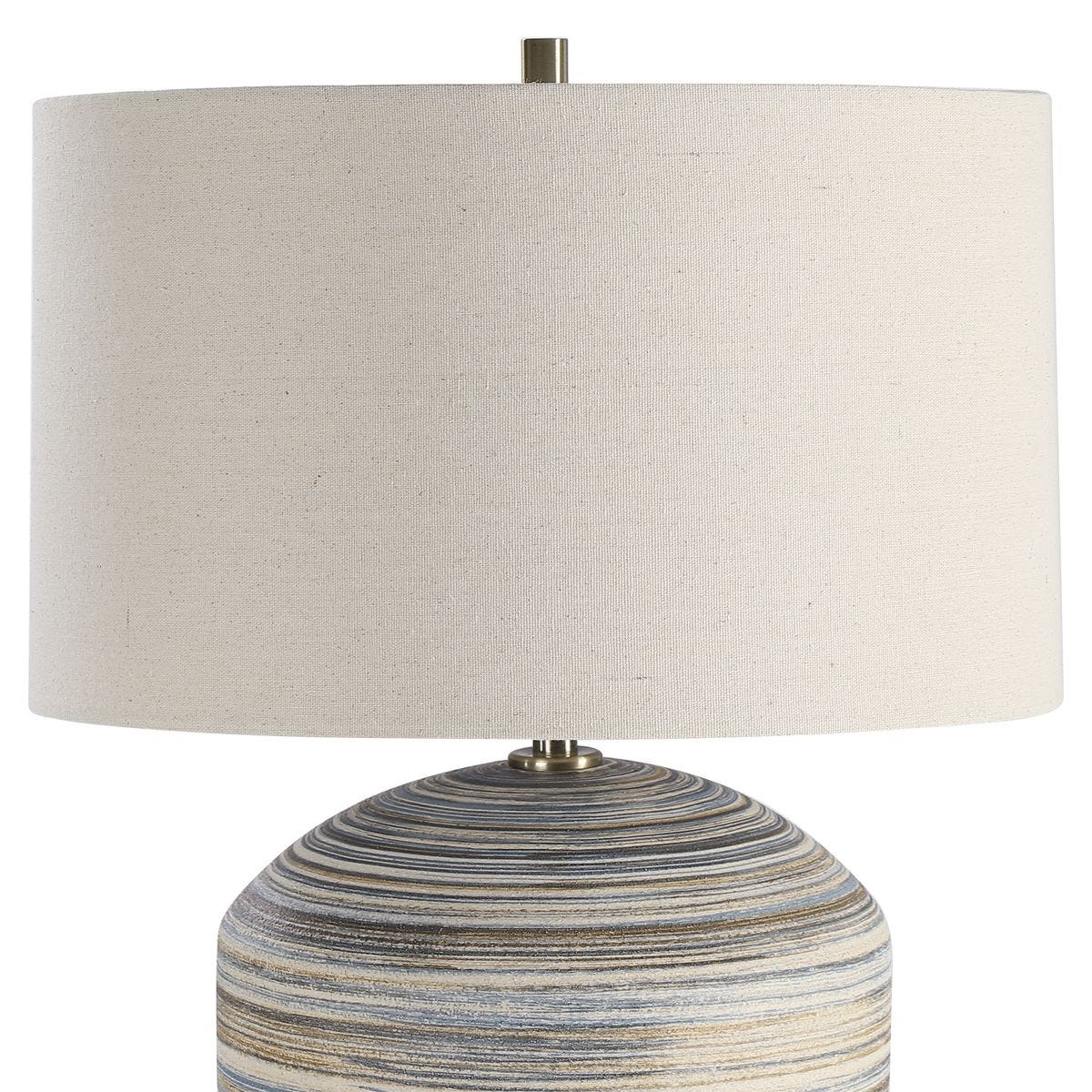 Close up of Prowell Table Lamp on a white background at Addison West