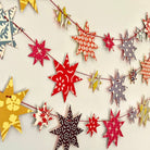 Make A Star Garland on a white background at Addison West