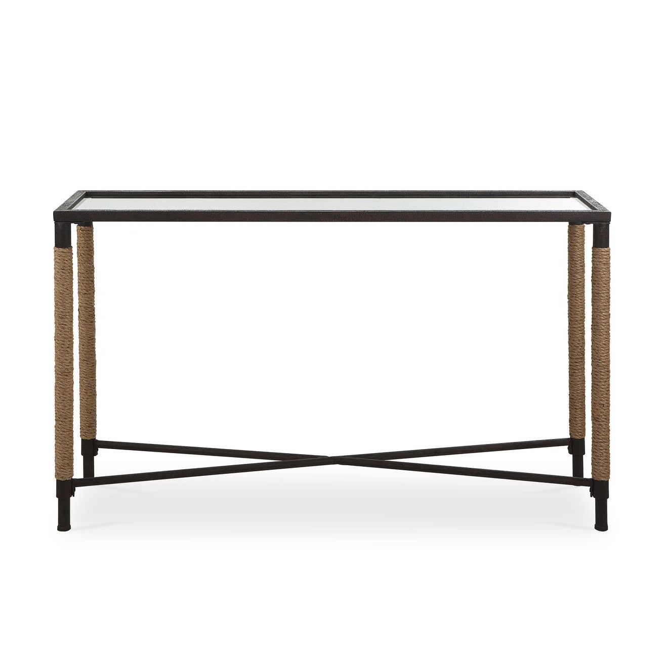 Bradford Console Table on a white background at Addison West