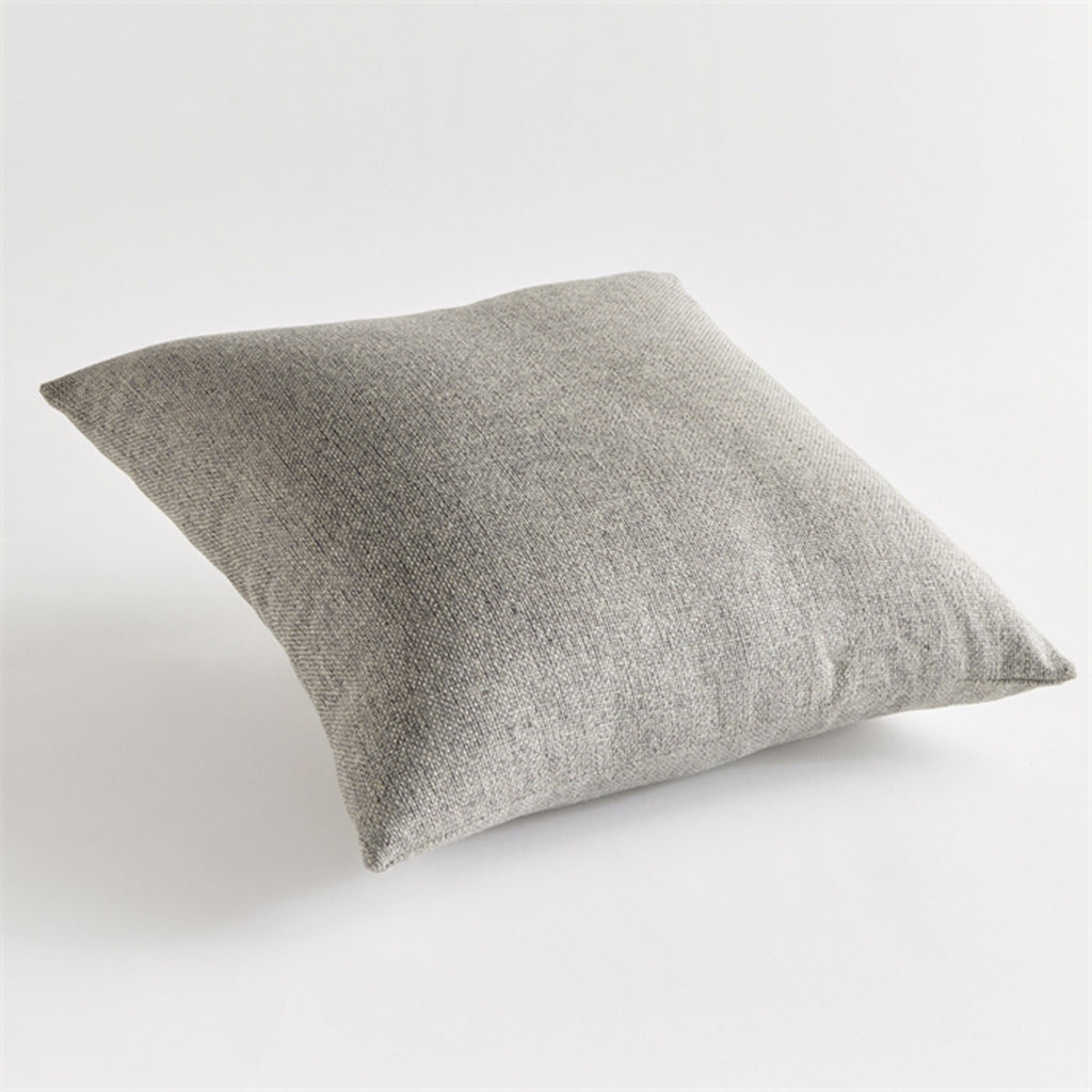 20" Square Outdoor Throw Pillow in Gray on a white background