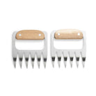 Stainless Steel Meat Shredding Bear Claws on a white background at Addison West