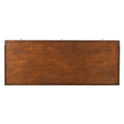 Marseille Writing Desk with Dual File Storage in Bordeaux Finish on a white background at Addison West