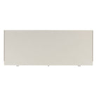Marseille Writing Desk with Dual File Storage in Carrara Finish on a white background at Addison West