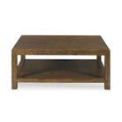 Aurora Cocktail Table in Tobacco Finish on a white background at Addison West