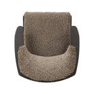 Top of Four Hands Fabian Chair in Taupe Shearling on a white background at Addison West