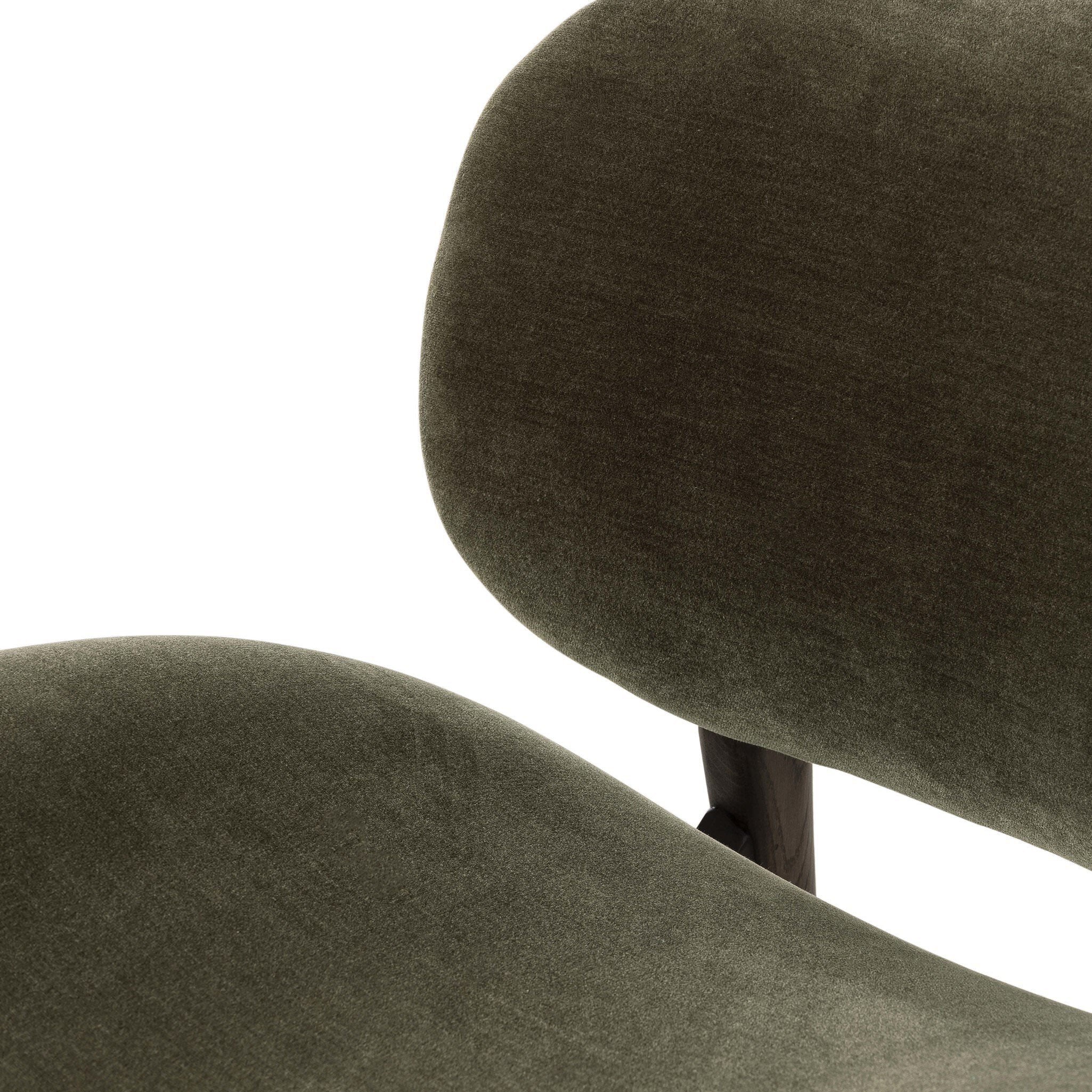 Four Hands Celine Chair in Monte Olive on a white background at Addison West